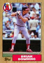 Brian Downing Baseball Cards 1987 Topps Prices