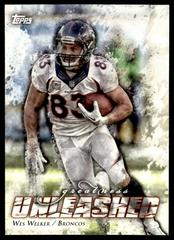 Wes Welker #GU-WW Football Cards 2014 Topps Greatness Unleashed Prices