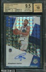 Stephen Curry Basketball Cards 2019 Panini Mosaic Autographs Prices