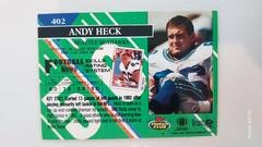 Back  | Andy Heck Football Cards 1993 Stadium Club