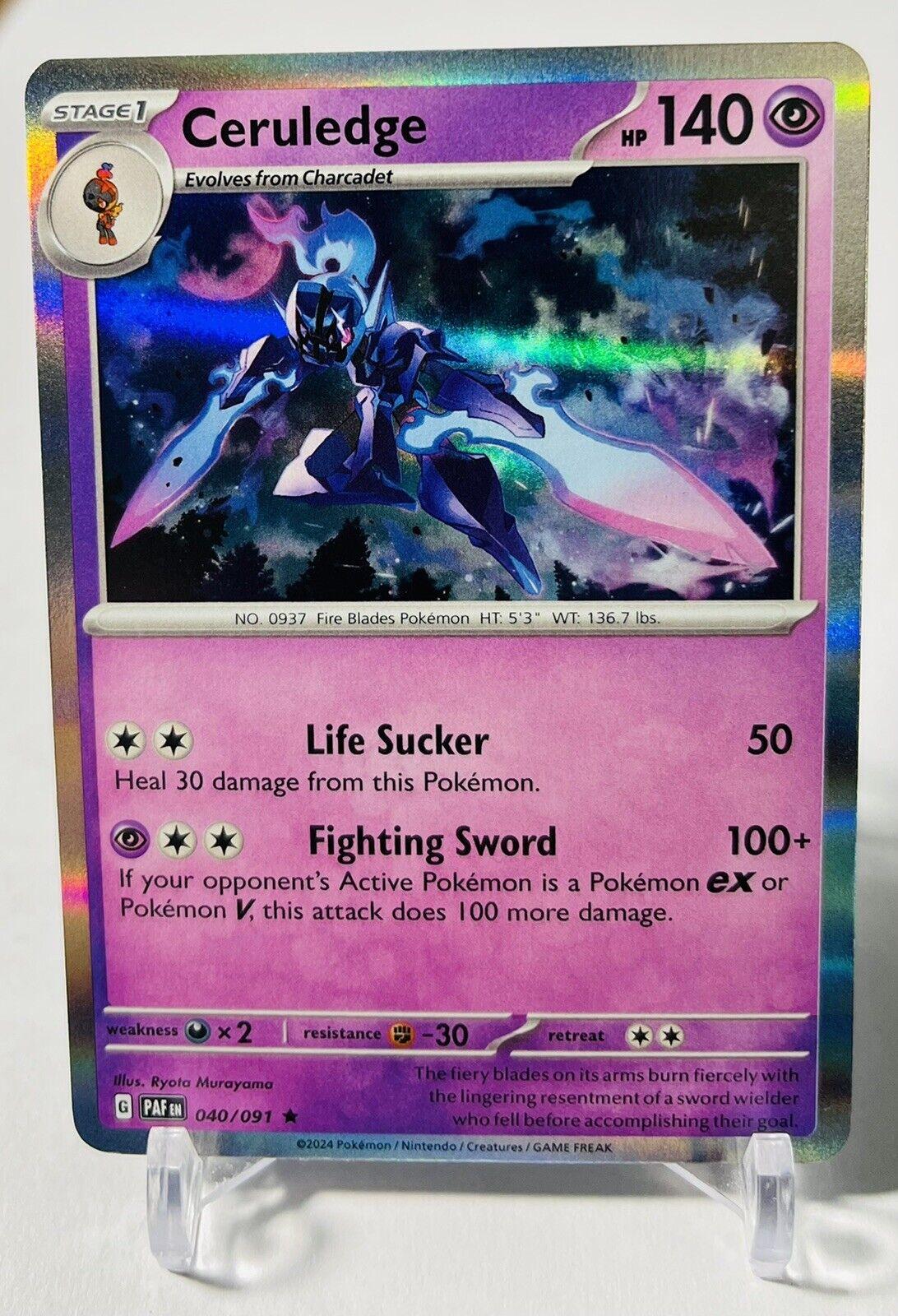 Ceruledge Holo Prices Pokemon Paldean Fates Pokemon Cards