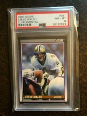 Steve Walsh #36T Football Cards 1990 Panini Score Supplemental Prices