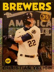 Christian Yelich #86BC-17 Baseball Cards 2021 Topps Chrome 1986 Prices