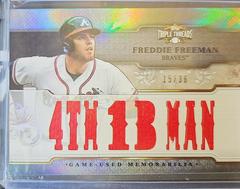 Freddie Freeman Baseball Cards 2020 Topps Triple Threads Single Jumbo Relics Prices
