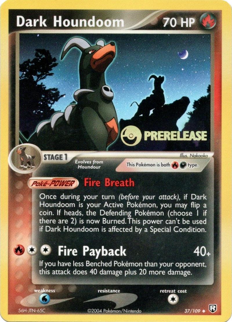 Dark Houndoom [Pre-Release] #37 Pokemon Team Rocket Returns