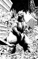 Godzilla vs. the Mighty Morphin Power Rangers II [Eskivo Sketch Godzilla Virgin] #1 (2024) Comic Books Godzilla vs. the Mighty Morphin Power Rangers II Prices