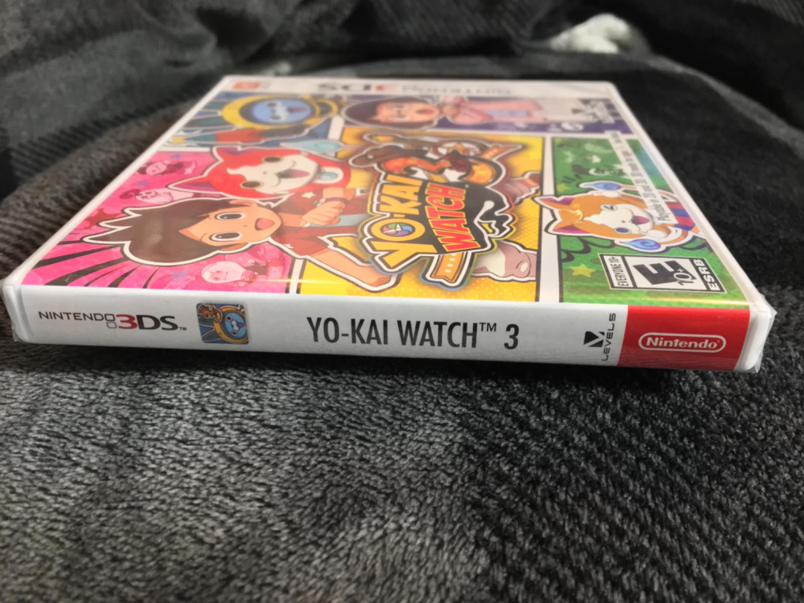 YoKai Watch 3 New Item, Box, and Manual Nintendo 3DS