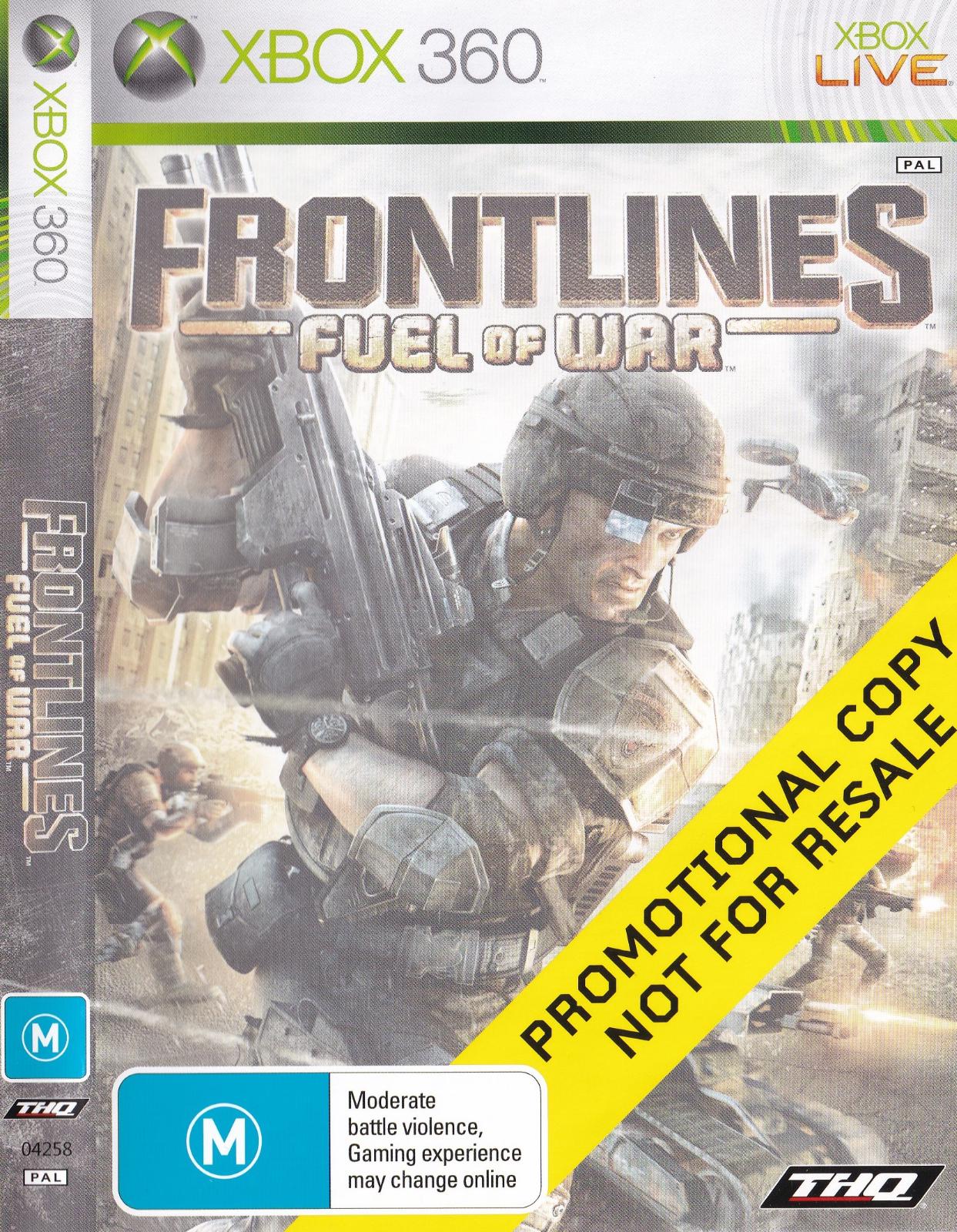 Frontlines Fuel of War [Not for Resale] PAL Xbox 360