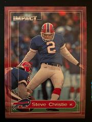 Steve Christie Football Cards 2000 Skybox Impact Prices