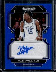 Mark Williams [Blue Prizm] #DP-MWI Basketball Cards 2022 Panini Prizm Draft Picks Autographs Prices