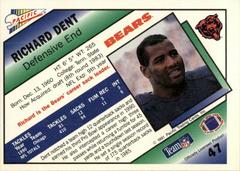Reverse | Richard Dent Football Cards 1991 Pacific