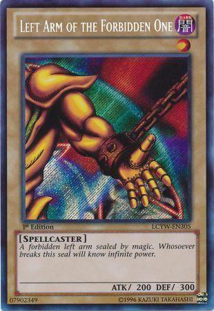 Left Arm of the Forbidden One [1st Edition] LCYW-EN305 YuGiOh Legendary Collection 3: Yugi's World Mega Pack