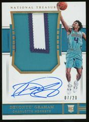 Devonte' Graham [Patch Autograph Gold] #138 Basketball Cards 2018 Panini National Treasures Prices
