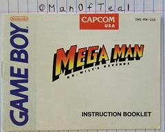 Manual  | Mega Man: Dr Wily's Revenge GameBoy