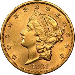 1861 S [PAQUET] Coins Liberty Head Gold Double Eagle Prices