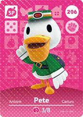 Pete #206 [Animal Crossing Series 3] Amiibo Cards Prices