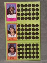 Reggie Smith, Lee Mazzilli, Doug Flynn Baseball Cards 1981 Topps Scratch Offs Prices