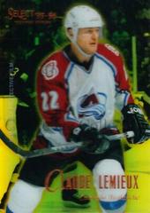 Claude Lemieux [Mirror Gold] #99 Hockey Cards 1995 Select Certified Prices