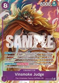 Vinsmoke Judge [Alternate Art] OP06-062 One Piece Wings of the Captain