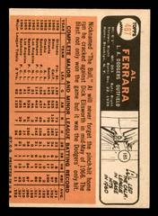 Back | Al Ferrara Baseball Cards 1966 Topps