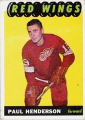 Paul Henderson Hockey Cards 1965 Topps Prices