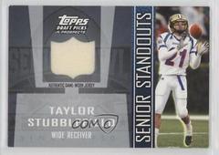 Taylor Stubblfield Football Cards 2005 Topps Draft Picks & Prospects Senior Standout Jersey Prices