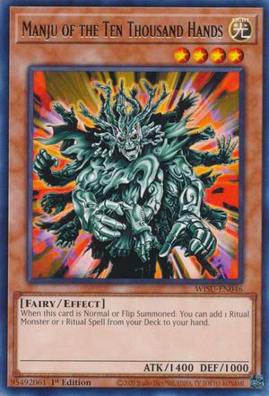 Manju of the Ten Thousand Hands IOC-EN088 YuGiOh Invasion of Chaos: 25th Anniversary