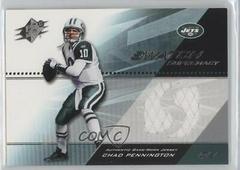 Chad Pennington Football Cards 2004 Spx Swatch Supremacy Prices