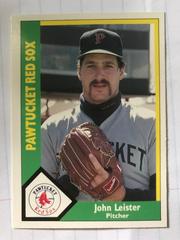 John Leister Baseball Cards 1990 CMC Pawtucket Red Sox Prices