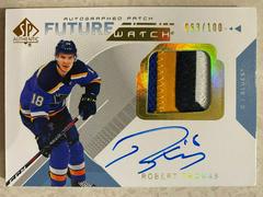 Robert Thomas [Autograph Patch] Hockey Cards 2018 SP Authentic Prices