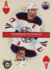Connor McDavid #Ace Hearts Hockey Cards 2021 O Pee Chee Playing Cards Prices