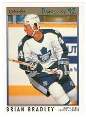 Brian Bradley #190 Hockey Cards 1992 O-Pee-Chee Premier Prices