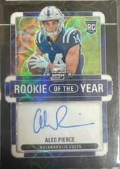 Alec Pierce [Rookie of the Year Autograph Black Scope] #ROY-AP Football Cards 2022 Panini Contenders Optic Rookie of the Year Prices