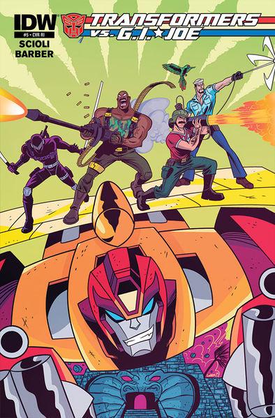 Transformers vs. G.I. Joe [RI] #5 (2015) Comic Books Transformers vs. G.I. Joe