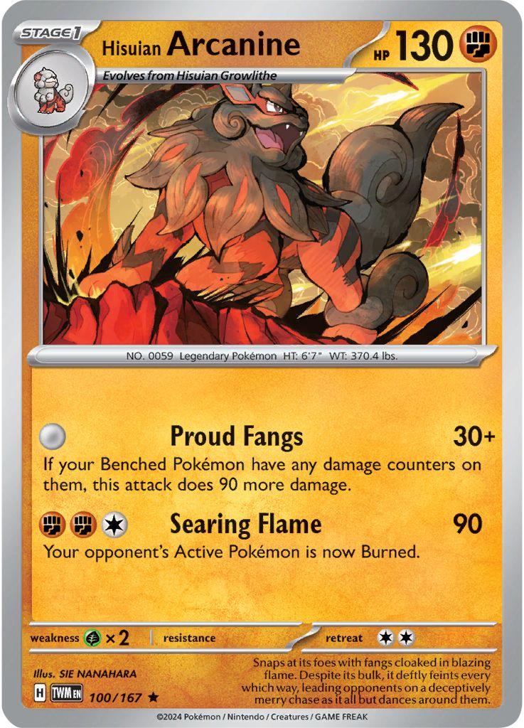 Hisuian Arcanine #100 Prices | Pokemon Twilight Masquerade | Pokemon Cards