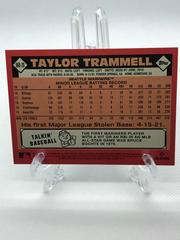 Back Of Card | Taylor Trammell Baseball Cards 2021 Topps 1986 All Star Baseball 35th Anniversary