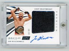 Jan Blachowicz Ufc Cards 2021 Panini Immaculate UFC Premium Memorabilia Autographs Prices