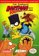 Bartman Meets Radioactive Man - Front | The Simpsons Bartman Meets Radioactive Man NES