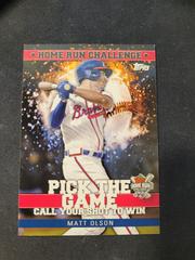 Matt Olson [Series 2] #HRC-17 Baseball Cards 2022 Topps Home Run Challenge Code Prices