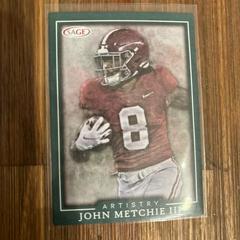 John Metchie III [Green] #65 Football Cards 2022 Sage Artistry Prices
