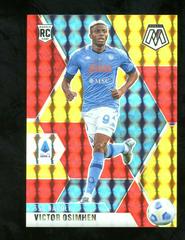 Victor Osimhen [Choice Red and Gold Mosaic] Soccer Cards 2020 Panini Mosaic Serie A Prices