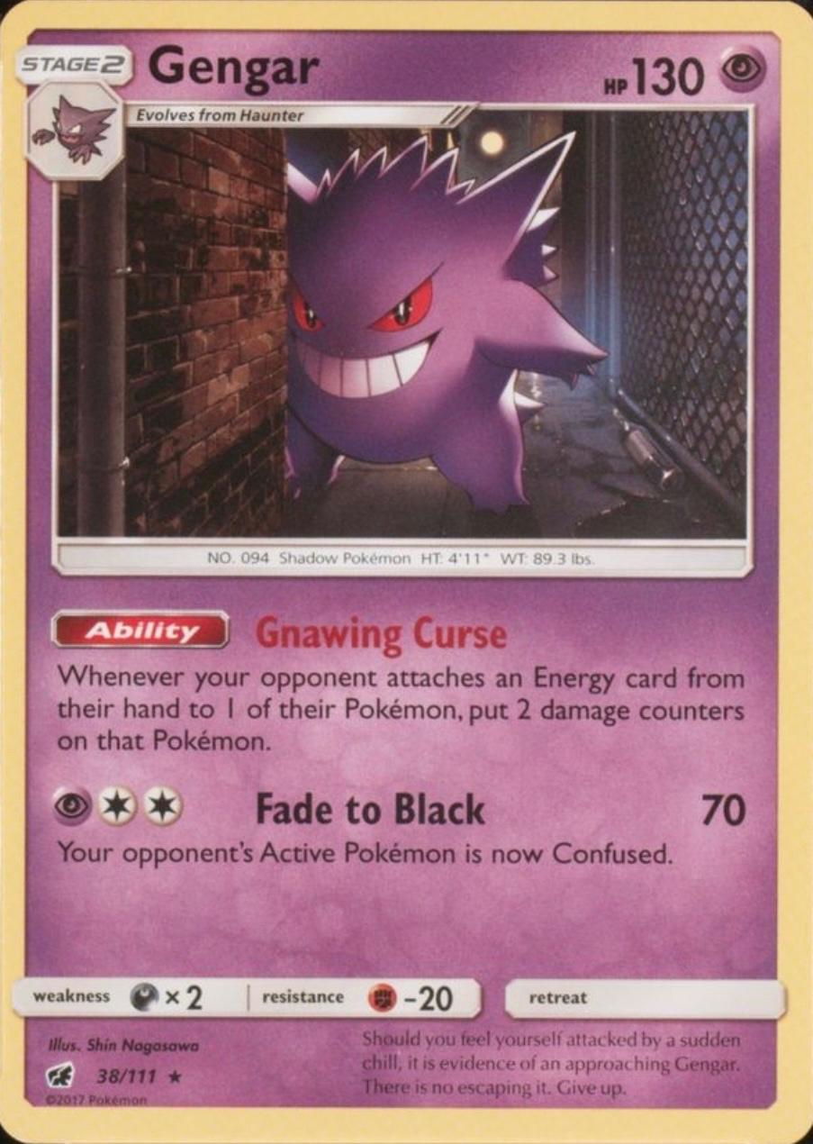 Gengar #38 Pokemon Crimson Invasion