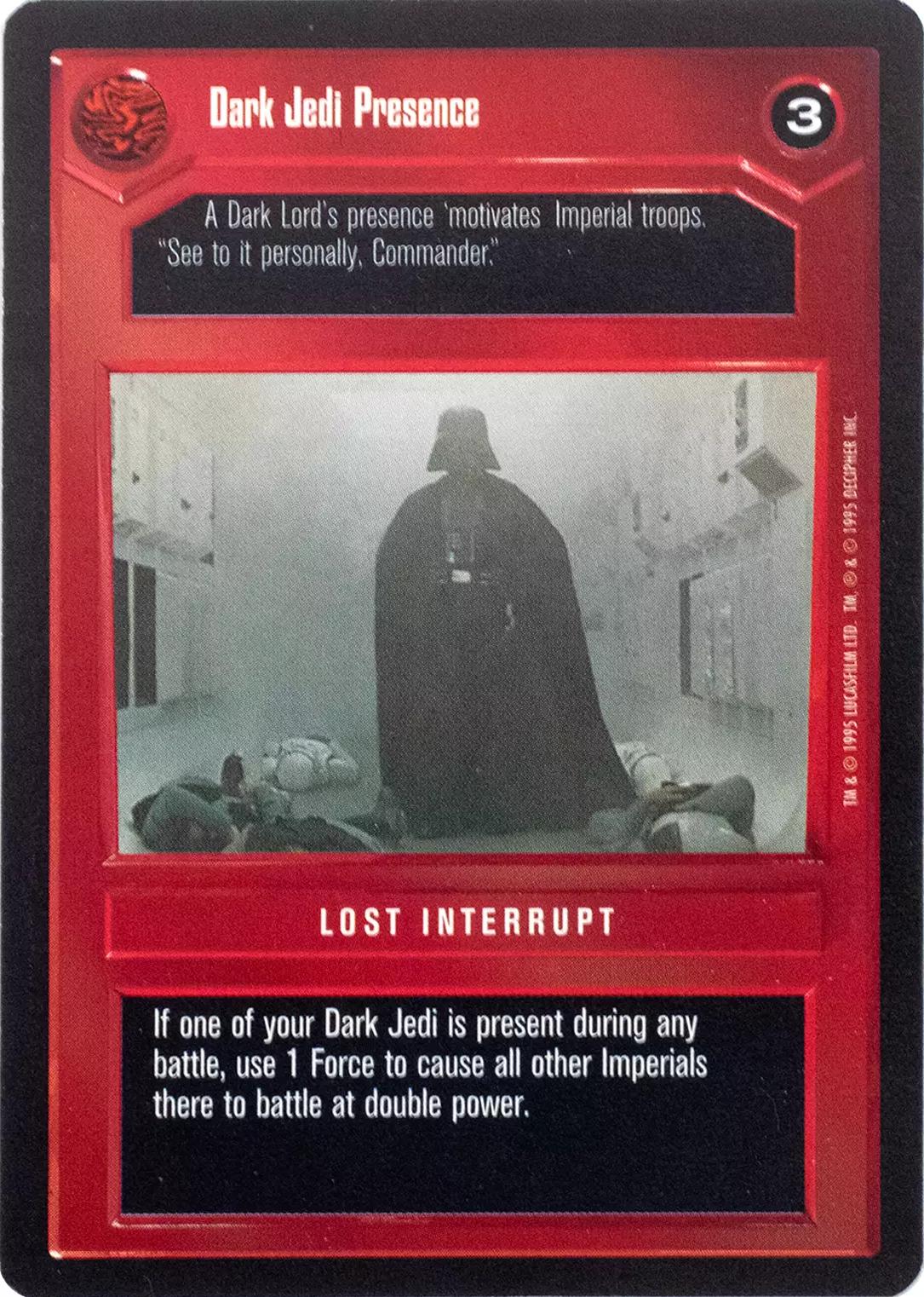 Dark Jedi Presence [Limited] Star Wars CCG Premiere