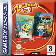 2 Games In 1: SpongeBob SquarePants: SuperSponge & Rugrats Go Wild PAL GameBoy Advance Prices