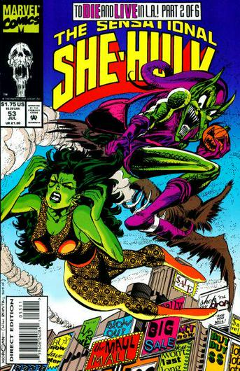 Sensational She-Hulk #53 (1993) Cover Art