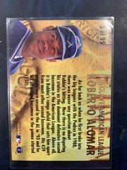 Back | Roberto Alomar [Award Winners Baseball Cards 1994 Ultra Award Winners