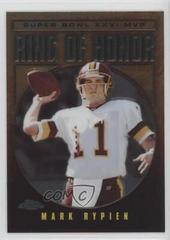 Mark Rypien #MR26 Football Cards 2002 Topps Chrome Ring of Honor Prices