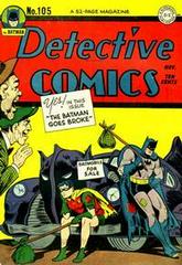 Detective Comics #105 (1945) Comic Books Detective Comics Prices