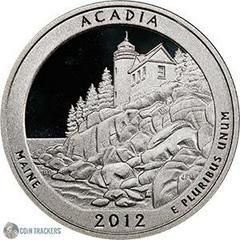 2012 P [ACADIA PROOF] Coins America the Beautiful 5 Oz Prices