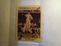 Will Clark #4 of 12 Baseball Cards 1990 Fleer World Series Prices